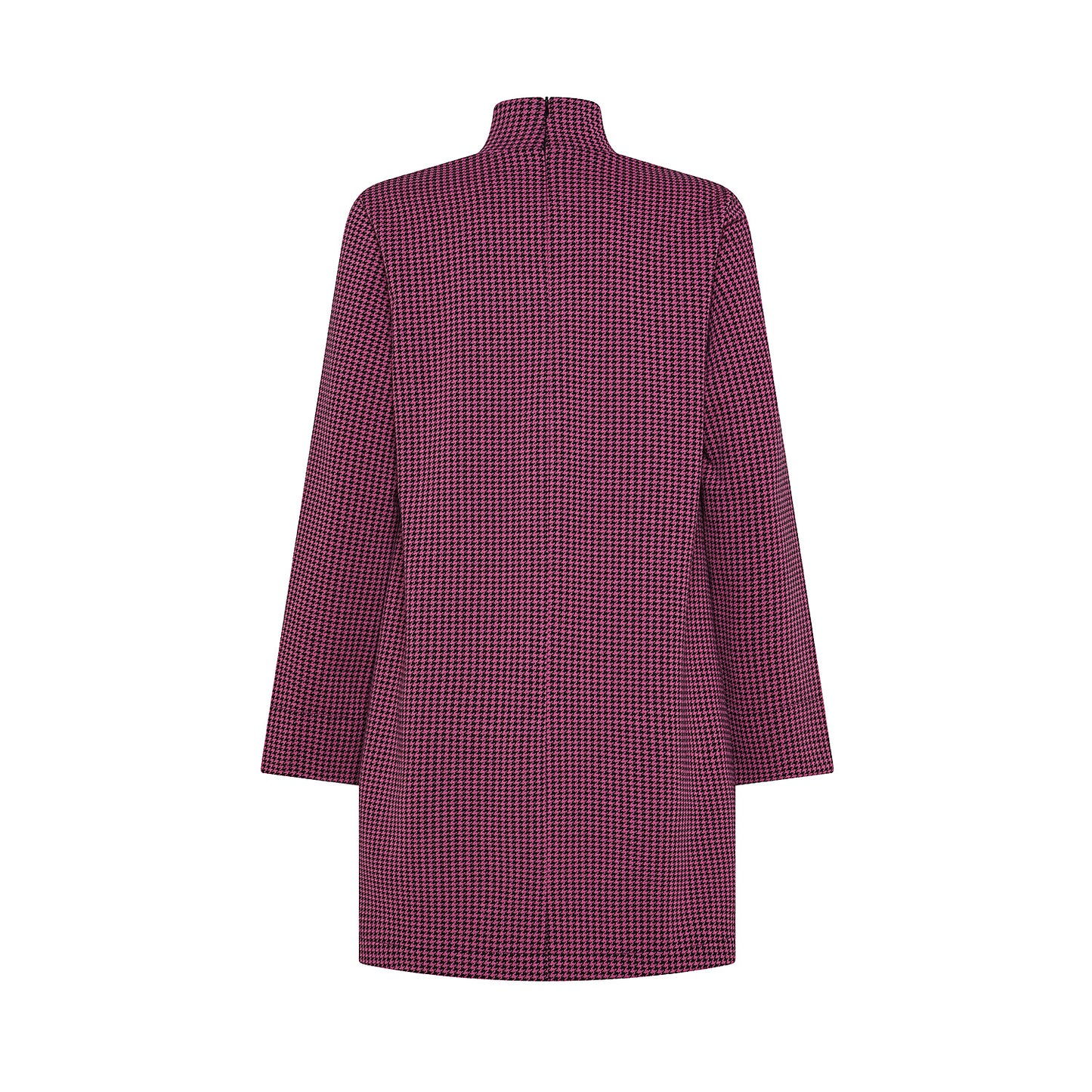 Dress Pied Poule Fucsia